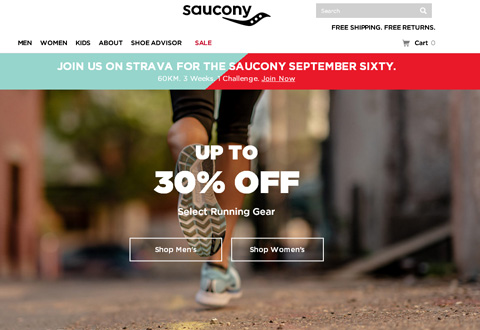 Saucony Canada 索康尼运动鞋品牌加拿大网站