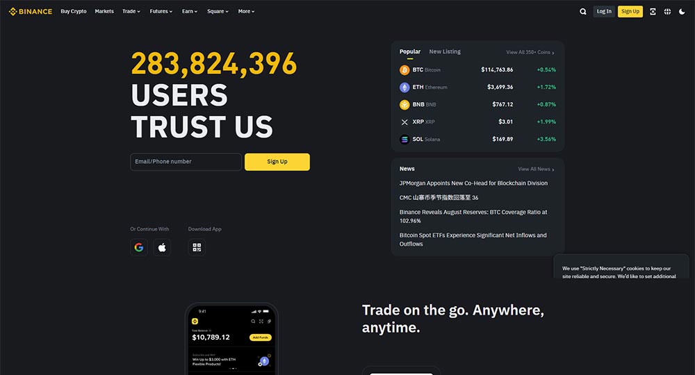 Binance 2025 币安注册流程,币安交易所app下载,官方最新版